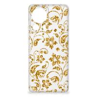 Xiaomi 13 Lite | TPU Case | Gouden Bloemen