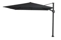 Platinum | Zweefparasol Challenger T² Premium 300 x 300 cm | Jet Black - thumbnail