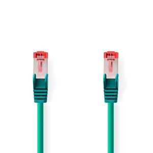 Nedis CAT6 Netwerkkabel | RJ45 Male | RJ45 Male | S/FTP | 15.0 m | Rond | LSZH | Groen | Label - CCGL85221GN150