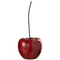 J-Line decoratie Kers - polyresin - blinkend rood - large J-Line decoratie Kers - polyresin - blinkend rood - large