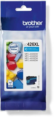 Brother inktcartridge, 5.000 pagina&apos;s, OEM LC-426XLC, cyaan