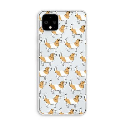 Doggy: Pixel 4 XL Transparant Hoesje