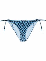 Versace bas de bikini à logo - Bleu