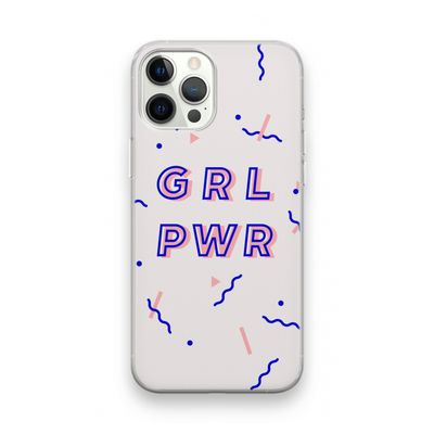 GRL PWR: iPhone 12 Pro Transparant Hoesje