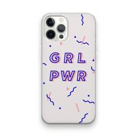 GRL PWR: iPhone 12 Pro Transparant Hoesje