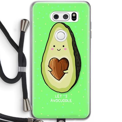 Avocuddle: LG V30 Transparant Hoesje met koord