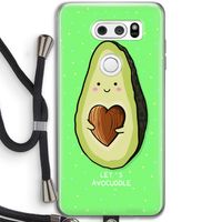 Avocuddle: LG V30 Transparant Hoesje met koord