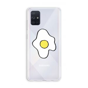 Spiegelei: Galaxy A71 Transparant Hoesje