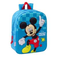 Kinderrugzak Mickey Mouse Clubhouse Blauw 22 x 27 x 10 cm 3D