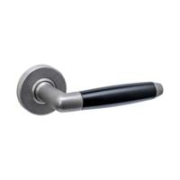 Intersteel DeurklinkCombinatie rond RVS getrommeld - 0034.064002