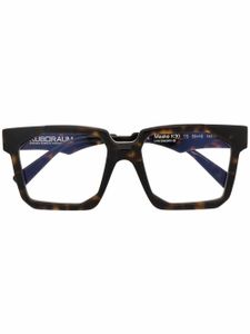 Kuboraum lunettes de vue à monture effet écaille de tortue - Marron