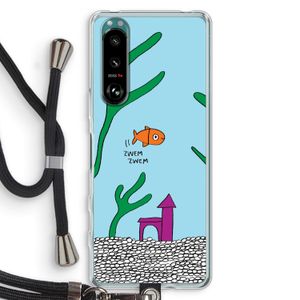 Aquarium: Sony Xperia 5 III Transparant Hoesje met koord