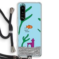 Aquarium: Sony Xperia 5 III Transparant Hoesje met koord