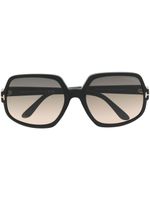 TOM FORD Eyewear lunettes de soleil Delphine à monture oversize - Noir