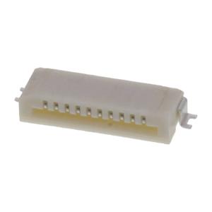 Molex 527931070 Female header (standaard) Totaal aantal polen: 10 Rastermaat: 1.00 mm Inhoud: 1 stuk(s) Tape on Full reel