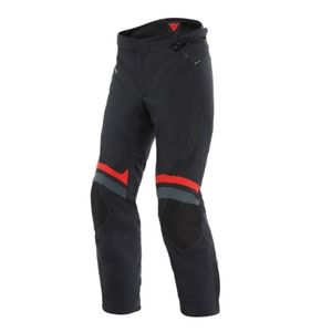 DAINESE Carve Master 3 Gore-Tex Pants, Gore-Tex® motorbroek heren, Zwart-Lava Rood