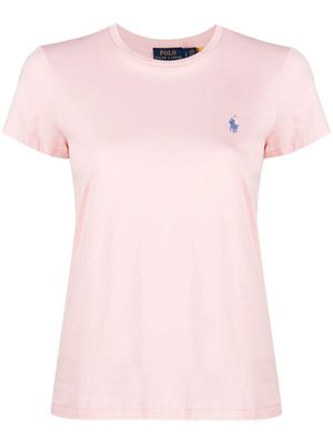 Polo Ralph Lauren t-shirt à logo Polo Pony brodé - Rose