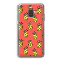 Ananas: Samsung Galaxy A8 (2018) Transparant Hoesje