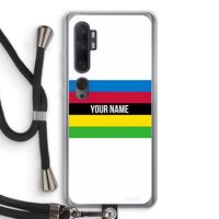 WK Wielrennen: Xiaomi Mi Note 10 Pro Transparant Hoesje met koord