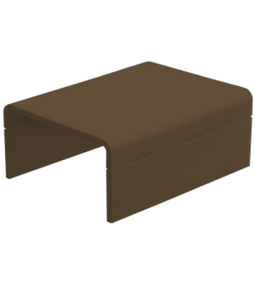 Canalit CS25 E B eindstuk 25X13 Systeem 25 bruin 933041