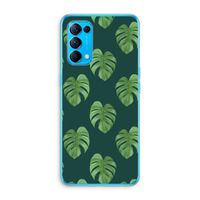 Monstera leaves: Oppo Find X3 Lite Transparant Hoesje