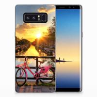Samsung Galaxy Note 8 | Silliconen Back Cover | Amsterdamse Grachten