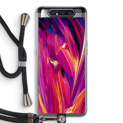 Phoenix: Samsung Galaxy A80 Transparant Hoesje met koord
