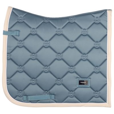 Zadeldek Equestrian Stockholm Stone Blue, Springen paard in lichtblauw