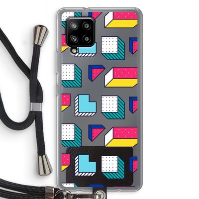 8-bit N°7: Samsung Galaxy A42 5G Transparant Hoesje met koord