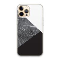 Combinatie marmer: iPhone 13 Pro Max Transparant Hoesje