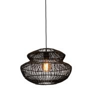 Hanglamp Zanzibar - Rotan Zwart - Ã˜40x30cm