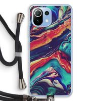 Chameleon Sun: Xiaomi Mi 11 Lite Transparant Hoesje met koord