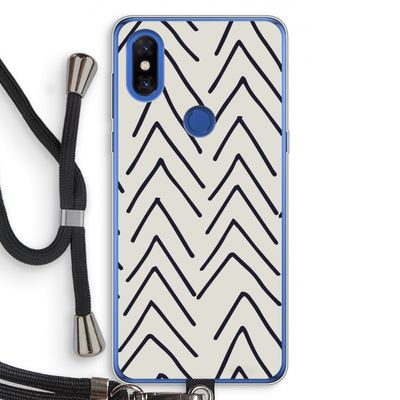 Marrakech Arrows: Xiaomi Mi Mix 3 Transparant Hoesje met koord