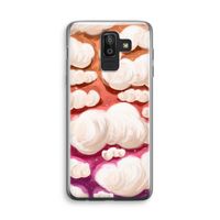 Katoen Wolken: Samsung Galaxy J8 (2018) Transparant Hoesje