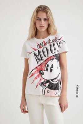 T-shirt Mickey Mouse - WHITE - S