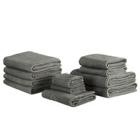 Beliani Atai Handdoek Set Van 11 Katoen 70 X 140 Cm - thumbnail