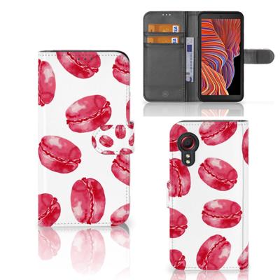 Samsung Galaxy Xcover 5 | Book Cover | Pink Macarons