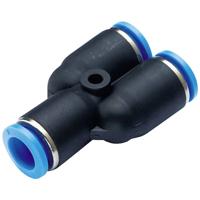 TRU COMPONENTS Y-connector PY8 Buis-Ø: 8 mm 1 stuk(s)