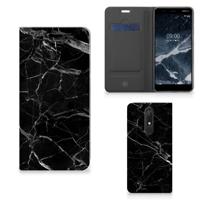 Nokia 5.1 (2018) | Standcase | Marmer Zwart - Origineel Cadeau Vader