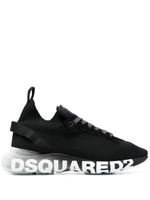 DSQUARED2 baskets à logo imprimé - Noir - thumbnail