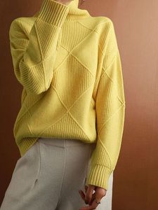 Wool/Knitting Turtleneck Casual Sweater