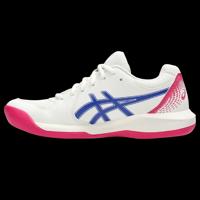 Asics Gel-Dedicate 8 Binnenschoen voor tennis Dames Cream/Dark Cobalt 39
