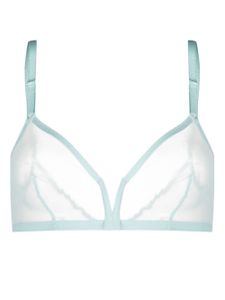 ERES Providence mesh triangle-cup bra - Bleu