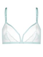 ERES Providence mesh triangle-cup bra - Bleu