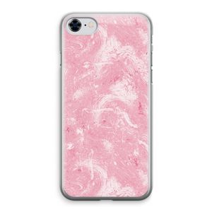 Abstract Painting Pink: iPhone 8 Transparant Hoesje