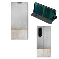 Sony Xperia 5 III Book | Wallet Case | Wood Concrete