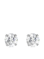 Pragnell puces d'oreilles Windsor en or blanc 18ct à diamant - Argent