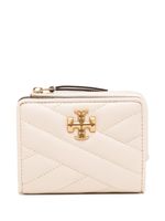 Tory Burch portefeuille Kira Chevron à design pliant - Tons neutres - thumbnail