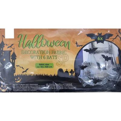 Halloween Decoratiestof met Vleermuizen 55x420 cm - Buitengewoon de boet