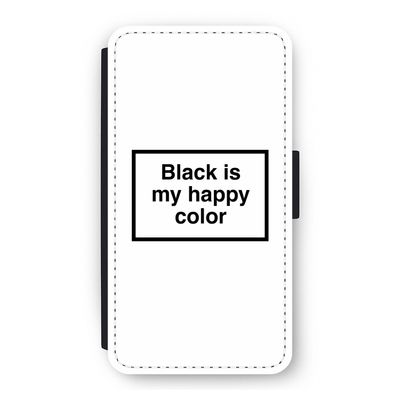 Black is my happy color: iPhone 11 Pro Flip Hoesje